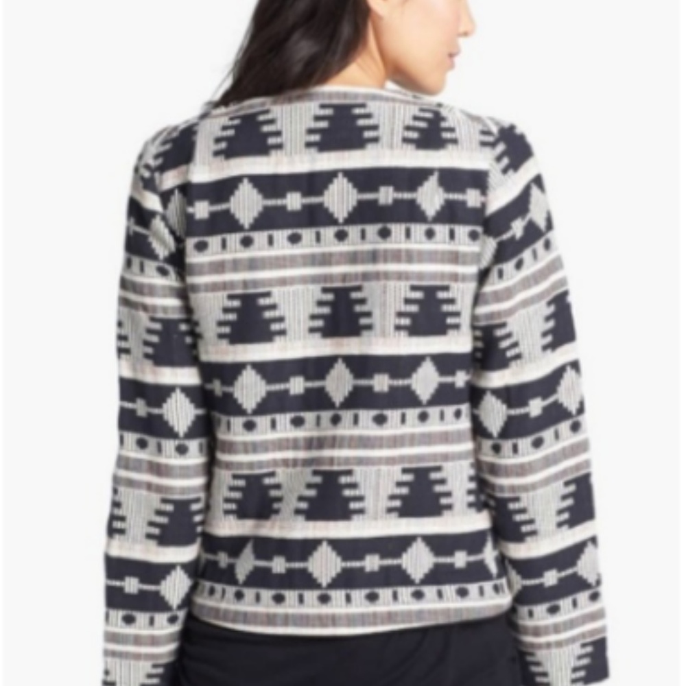 Nordstroms Aztec Confetti Print Structured Blazer - image 4